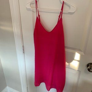 Hot pink light weight dress! Worn once!